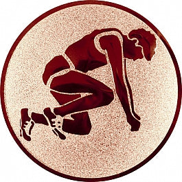 Emblem Leichtathletik (50mm Bronze)