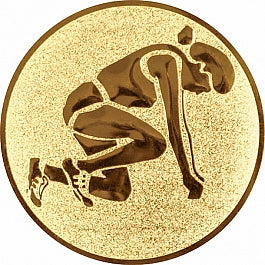 Emblem Leichtathletik (50mm Gold)