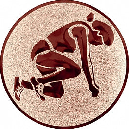 Emblem Leichtathletik (50mm Bronze)