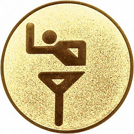 Emblem Leichtathlethik (25mm Gold)