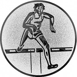 Emblem Leichtathletik (50mm Silber)