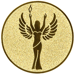 Emblem Siegesgöttin (25mm Gold)