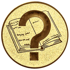 Emblem Quiz (50mm Gold)