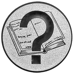 Emblem Quiz (50mm Silber)