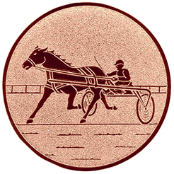 Emblem Traprennen (25mm Bronze)