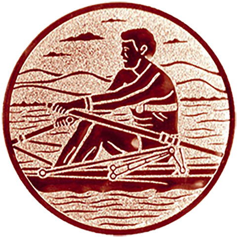 Emblem Rudern (25mm Bronze)