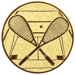 Emblem Squash (25mm Gold)