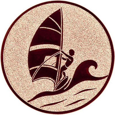 Emblem Surfen (25mm Bronze)