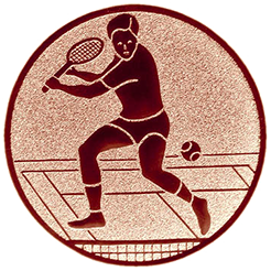 Emblem Tennis Herren (50mm Bronze)