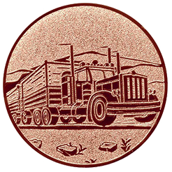 Emblem Trucker (25mm Bronze)