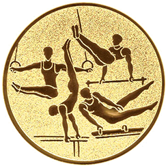 Emblem  Turnen Herren (25mm Gold)