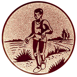 Emblem Orientierungslauf Waldlauf (25mm Bronze)