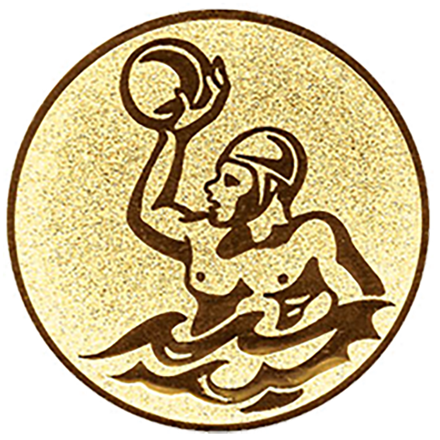 Emblem Wasserball (50mm Gold)