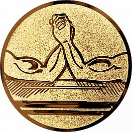 Emblem Armdrücken (50mmGold)