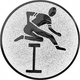 Emblem Leichtathlethik (25mm Silber)
