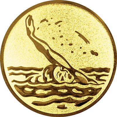 Emblem Rückenschwimmen (25mm Gold)