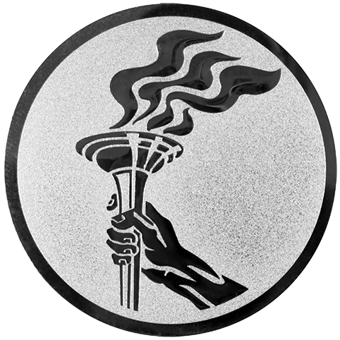 Emblem Olympia (25mm Silber)