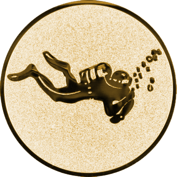Emblem Tauchen (50mm Gold)