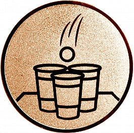 Emblem Bierpong (25mm Bronze)