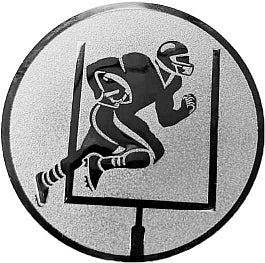 Emblem Football (25mm Silber)