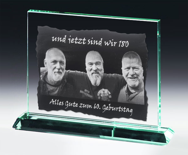 Glas Aufsteller 6642