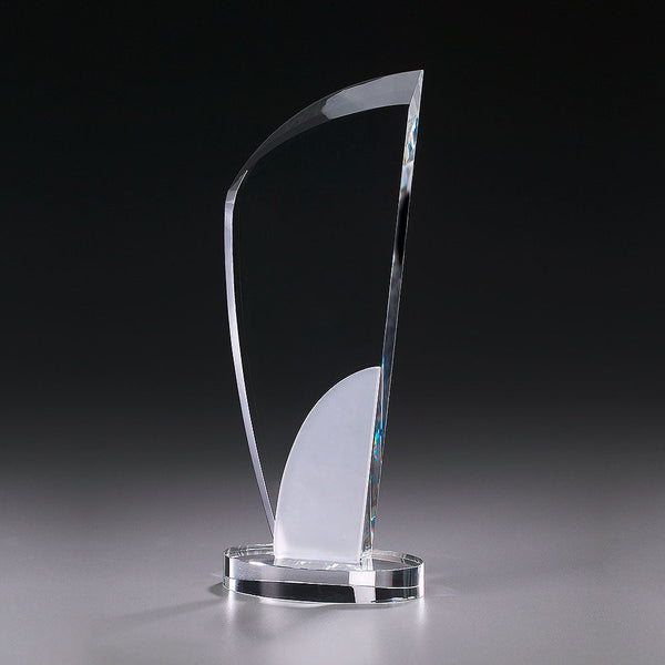 Crystal Ice Elegance Award 7904 - Gefrostet / Klar / 29.5 cm / Laser-Gravur