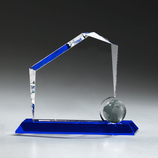 Globe Regal Peak 7957 - Farbdruck / Klar / Blau / 25 cm