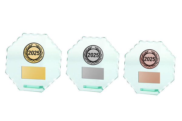 Glas Pokal Marly 8376 Schild & Emblem