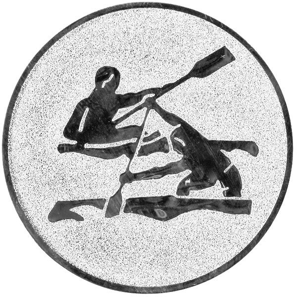 Emblem Kanu (25mm Silber)