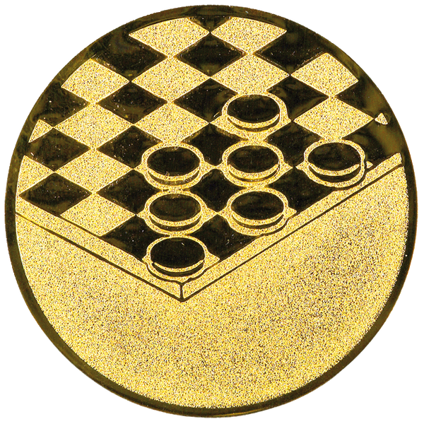 Emblem Dame (50mm Gold)