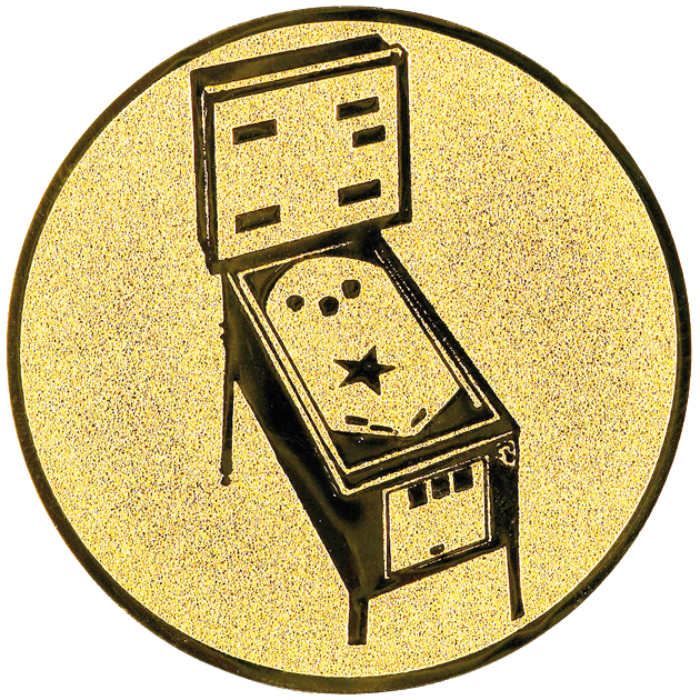 Emblem Flipper (25mm Gold)