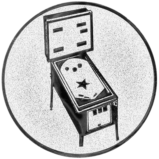 Emblem Flipper (25mm Silber)