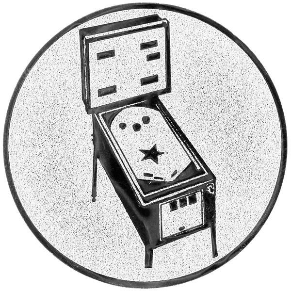 Emblem Flipper (25mm Silber)