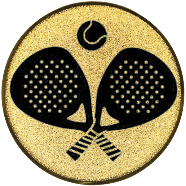 Emblem Padel-Sport (50mm Gold)