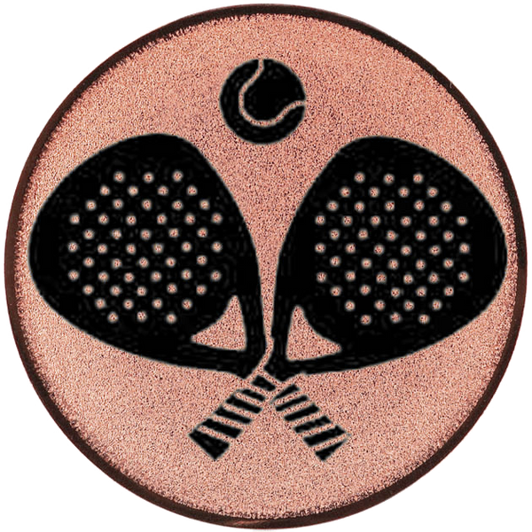 Emblem Padel-Sport (50mm Bronze)