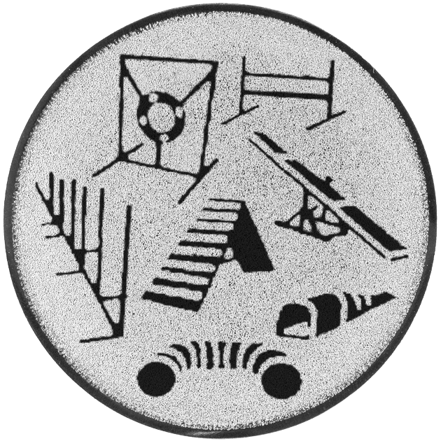 Emblem Agility (25mm Silber)