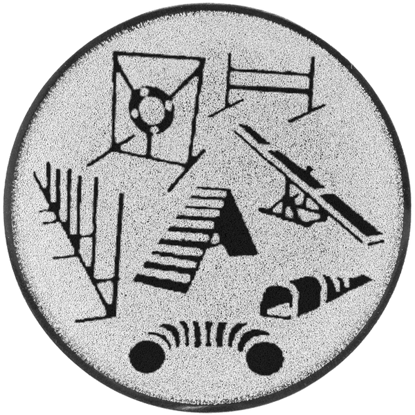 Emblem Agility (25mm Silber)