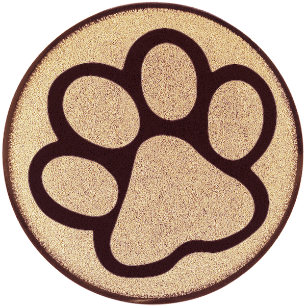 Emblem Pfote (25mm Bronze)