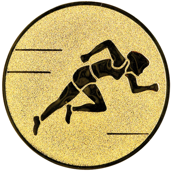Emblem Leichtathlethik (25mm Gold)