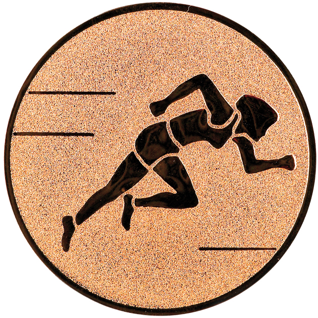 Emblem Leichtathletik (25mm Bronze)