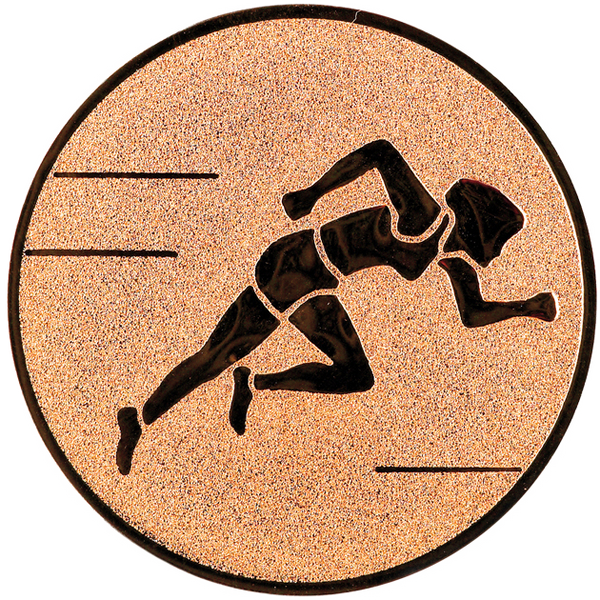 Emblem Leichtathletik (25mm Bronze)