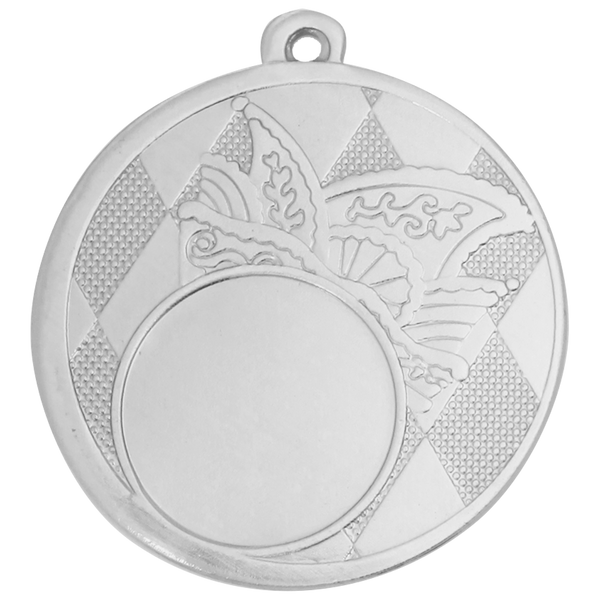 Karnevals Medaille D121 - 50 mm / Silber