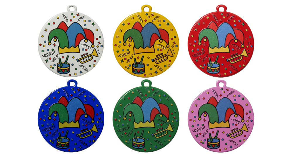 Karnevals Medaille DUX001C Ø 50 mm & 70 mm