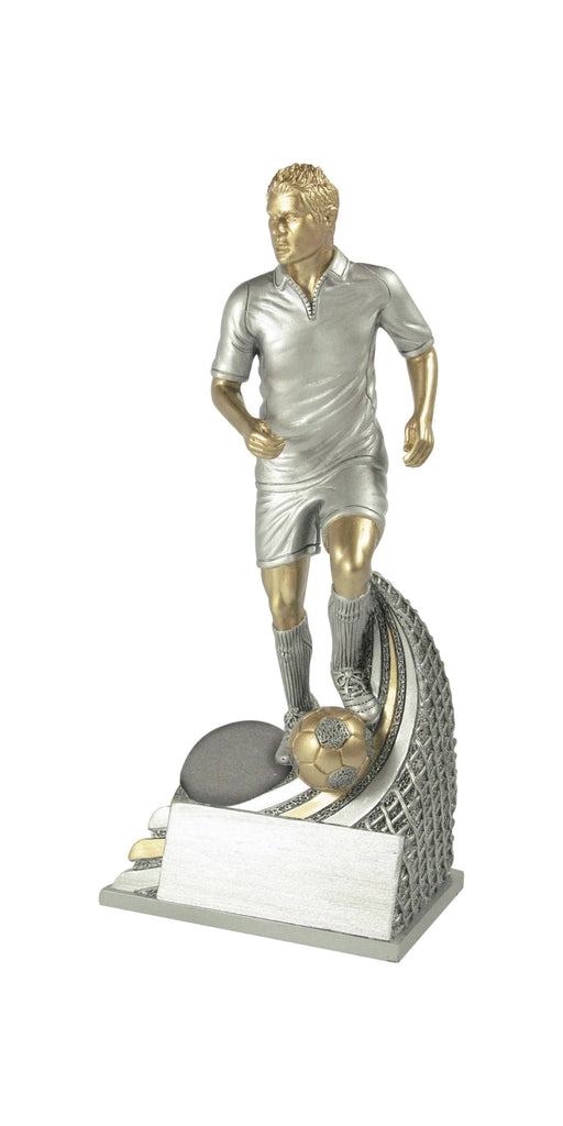 Fußball Pokal FG861 SM - 17.5 cm / Silber/Gold