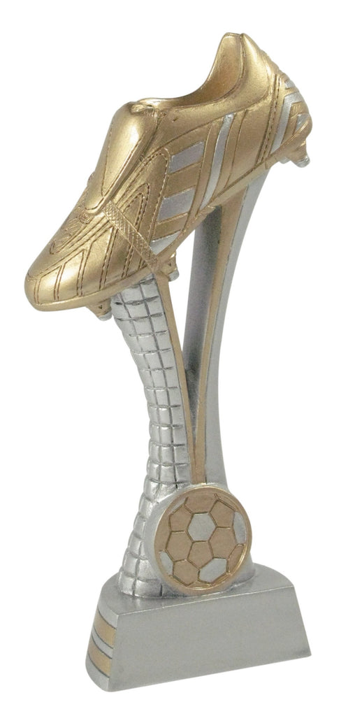 Fußball Pokal FG871 SM - SIlber/Gold / 15 cm