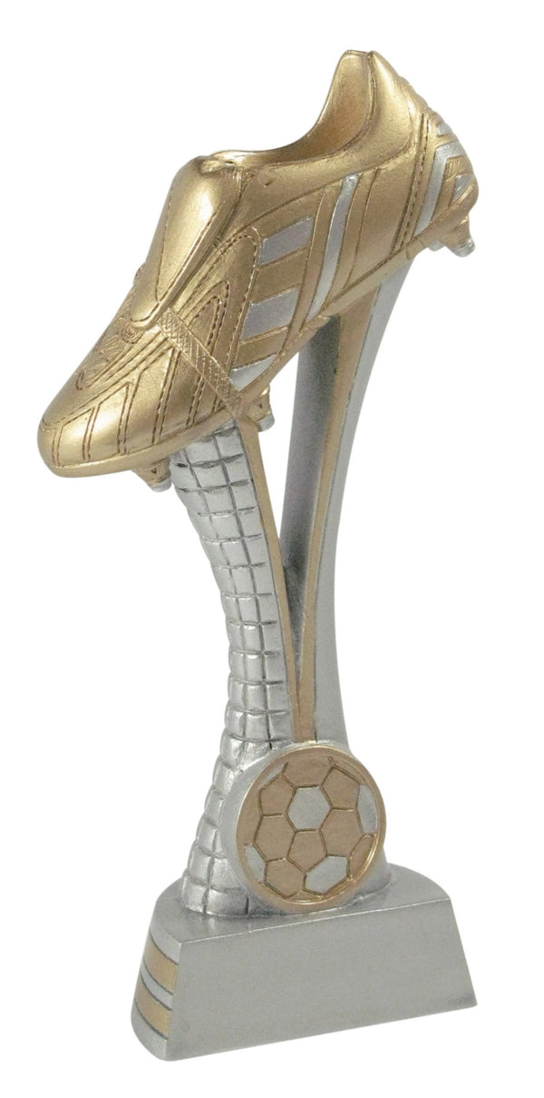 Fußball Pokal FG871 SM - SIlber/Gold / 17.5 cm