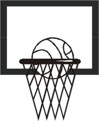 Gravur Vorlage Basketballkorb