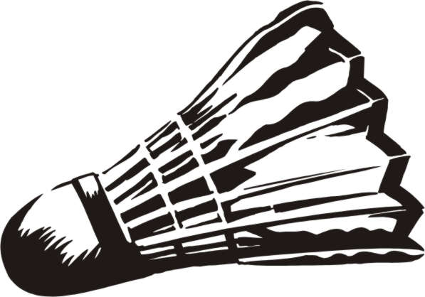 Gravur Vorlage Federball