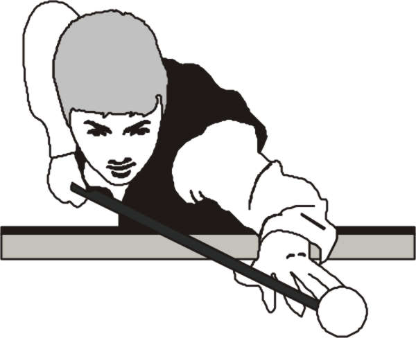 Gravur Vorlage Billard