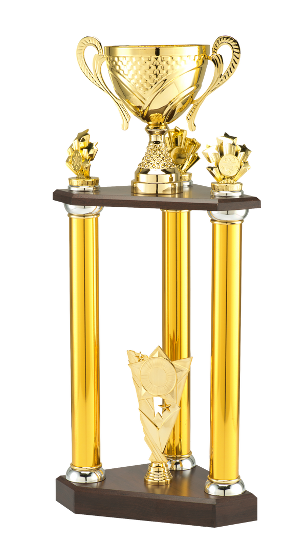 Luxus Säulenpokal LT.068 - Gold / 73.5 cm